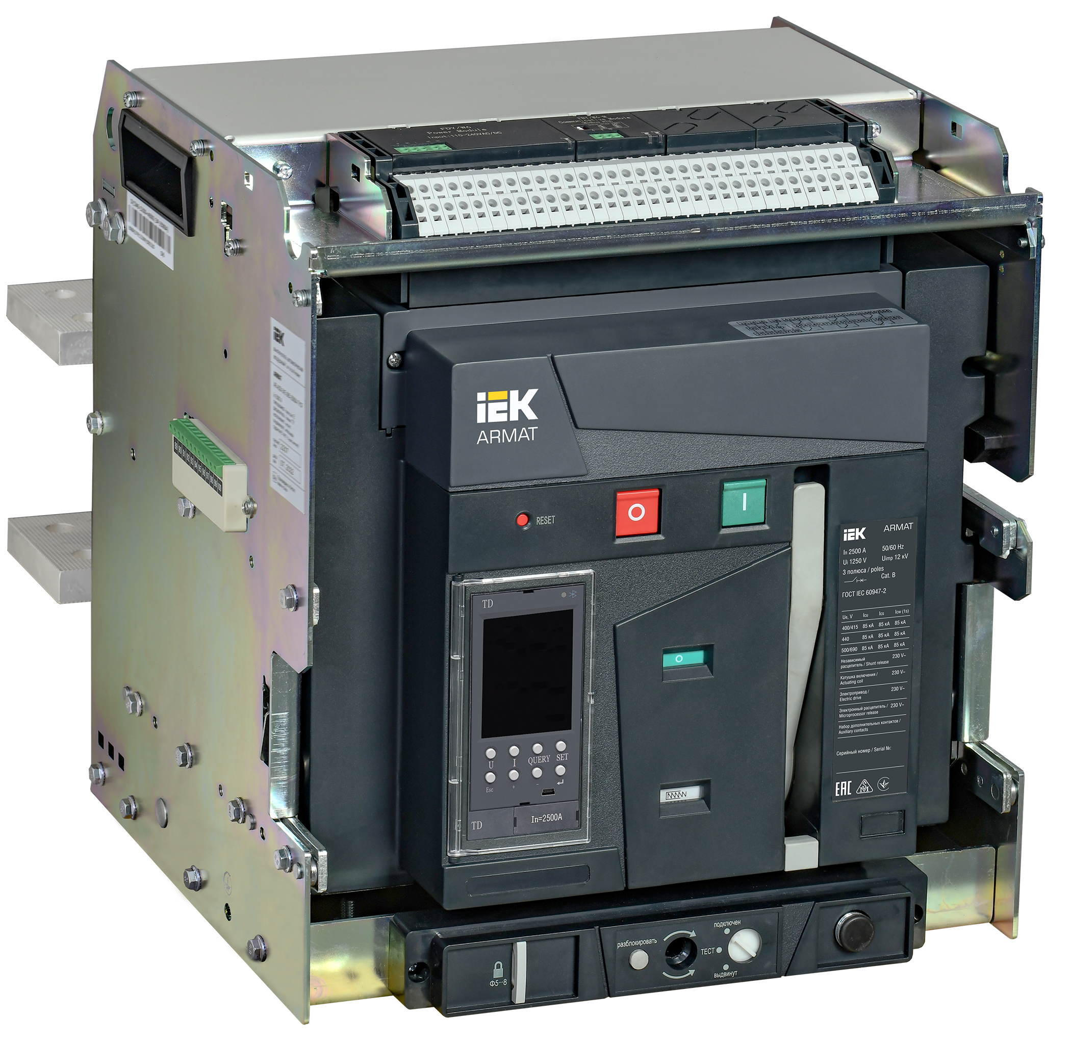 ARMAT AR-A3S TD25 3P W HR/VR Выключатель автомат. с акс. IEK