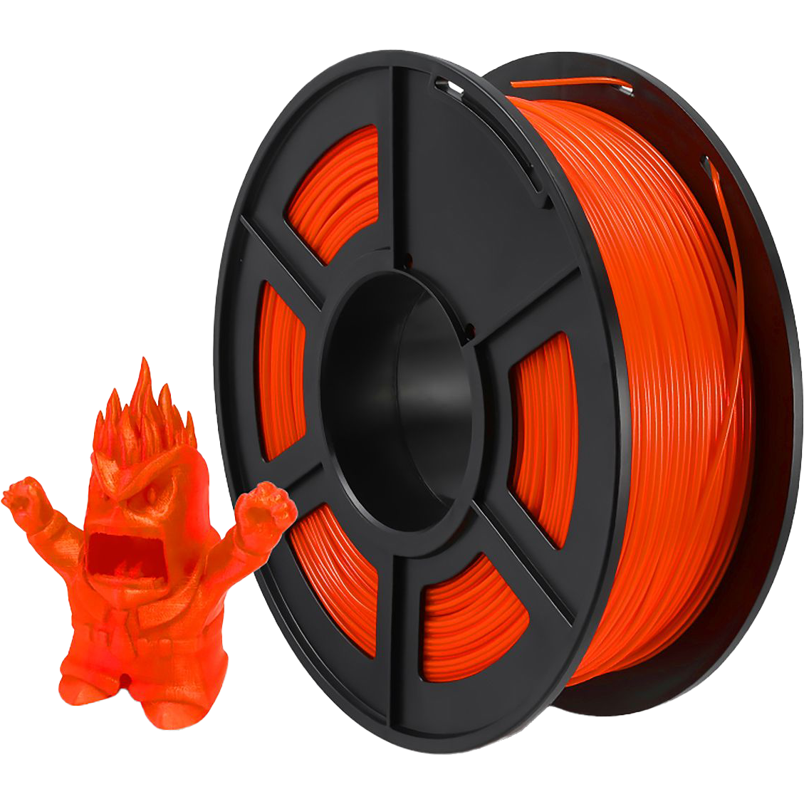 -/ Филамент NVPRINT PETG Orange для 3D печати диаметр 1.75мм  длина 330 метров  масса 1 кг