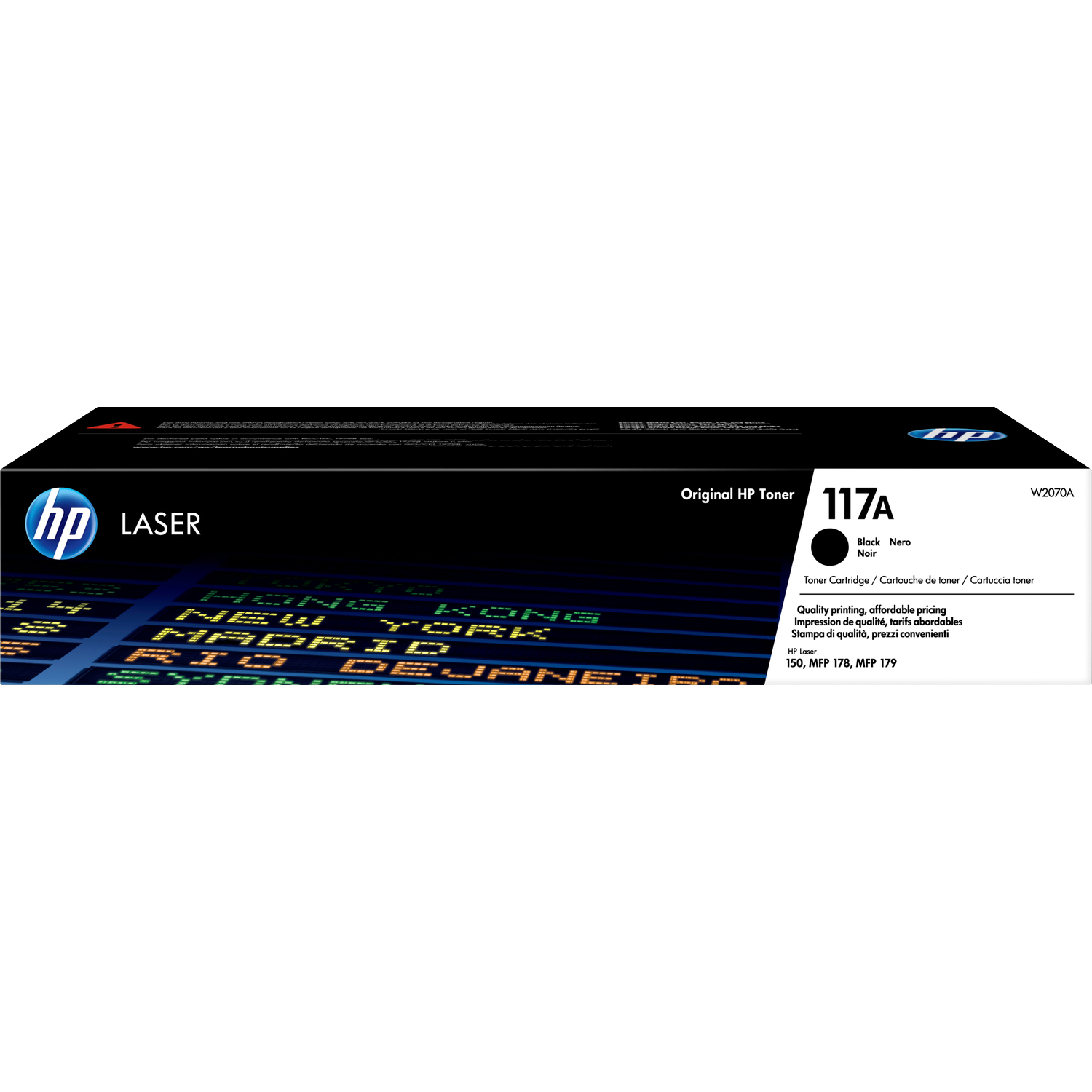 HP W2070A Картридж 117A лазерный, черный  (1000стр.)
