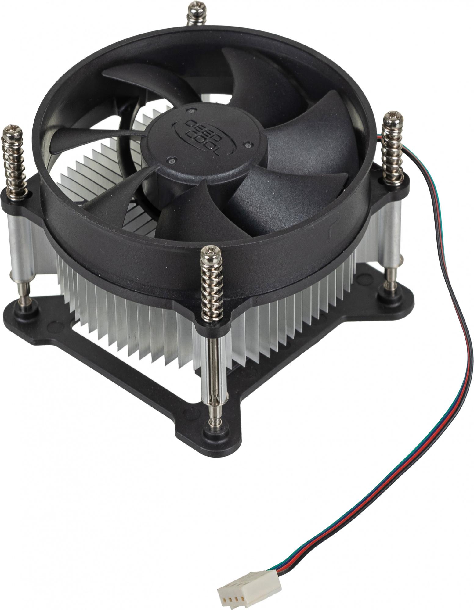 Кулер Deepcool CK-11508 PWM Soc-1151/1200 черный 4-pin 17-30dB Al 65W 245gr Ret (DP-ICAS-CK11508-P) [DP-ICAS-CK11508-P]