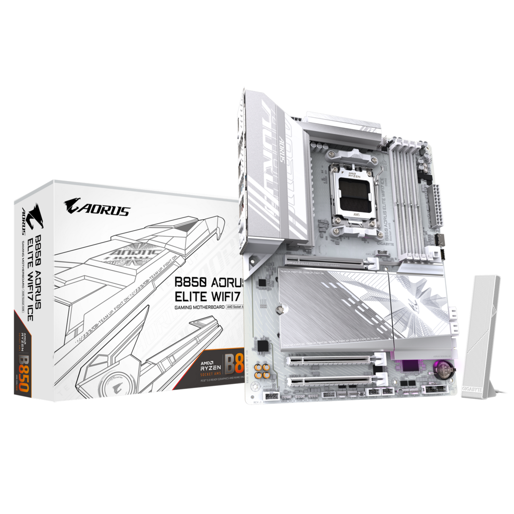 Материнская плата/ B850 A ELITE WF7 ICE