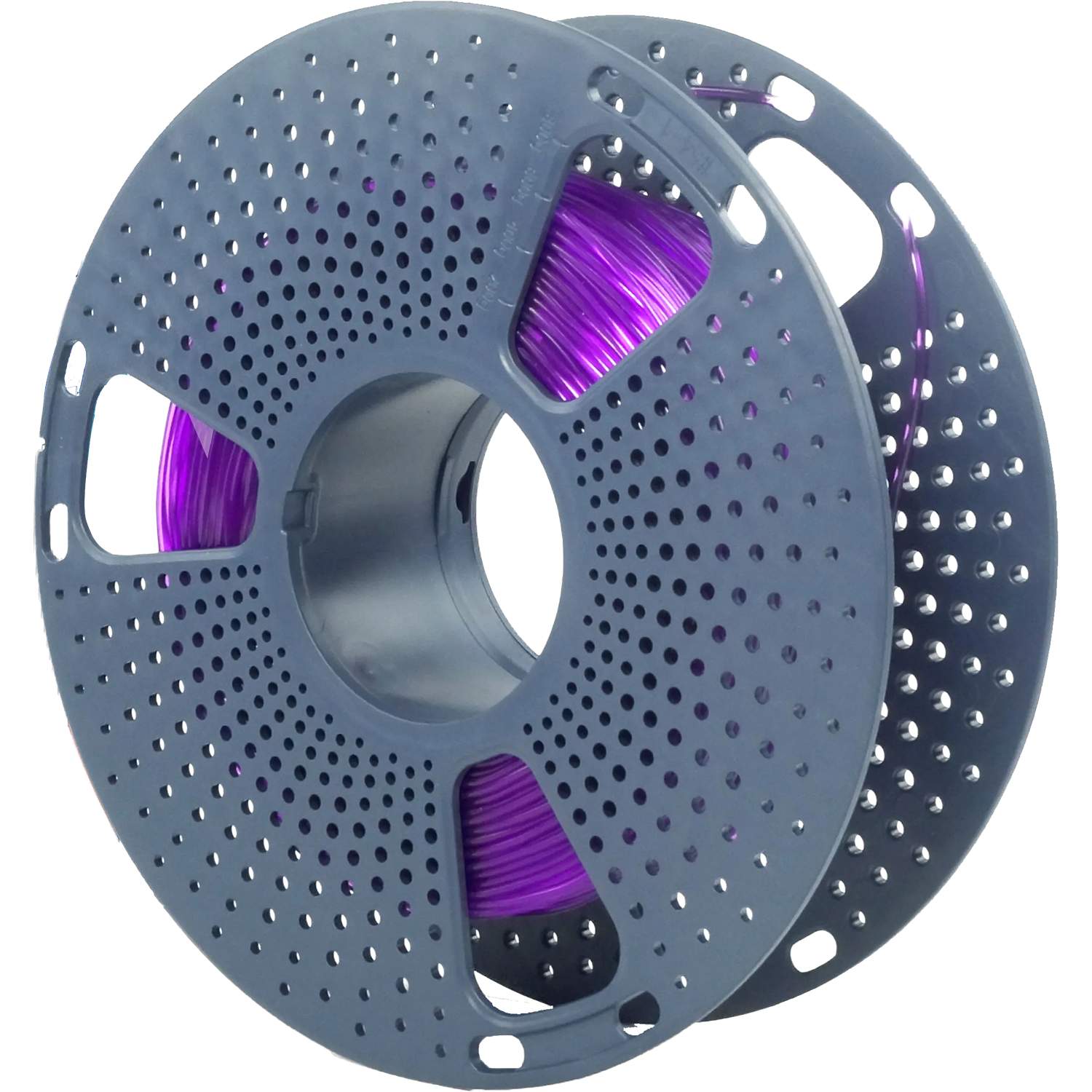 -/ Филамент NVPRINT TPU Trans. Purple для 3D печати диаметр 1.75мм  длина 165 метров  масса 0,5 кг
