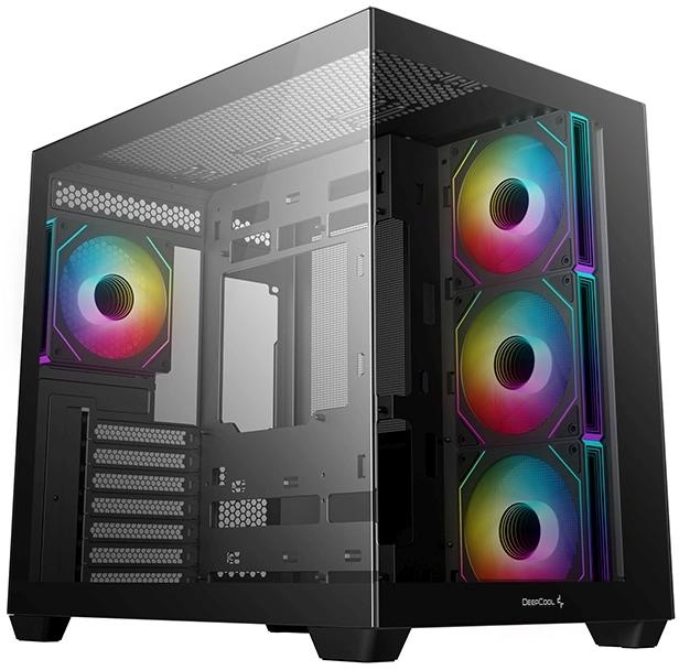Deepcool CG530 4F black (ATX, без БП, ARGB, 2*USB3.2 Type A+USB3.2 Type-C) (R-CG530-BKADA4-G-1)