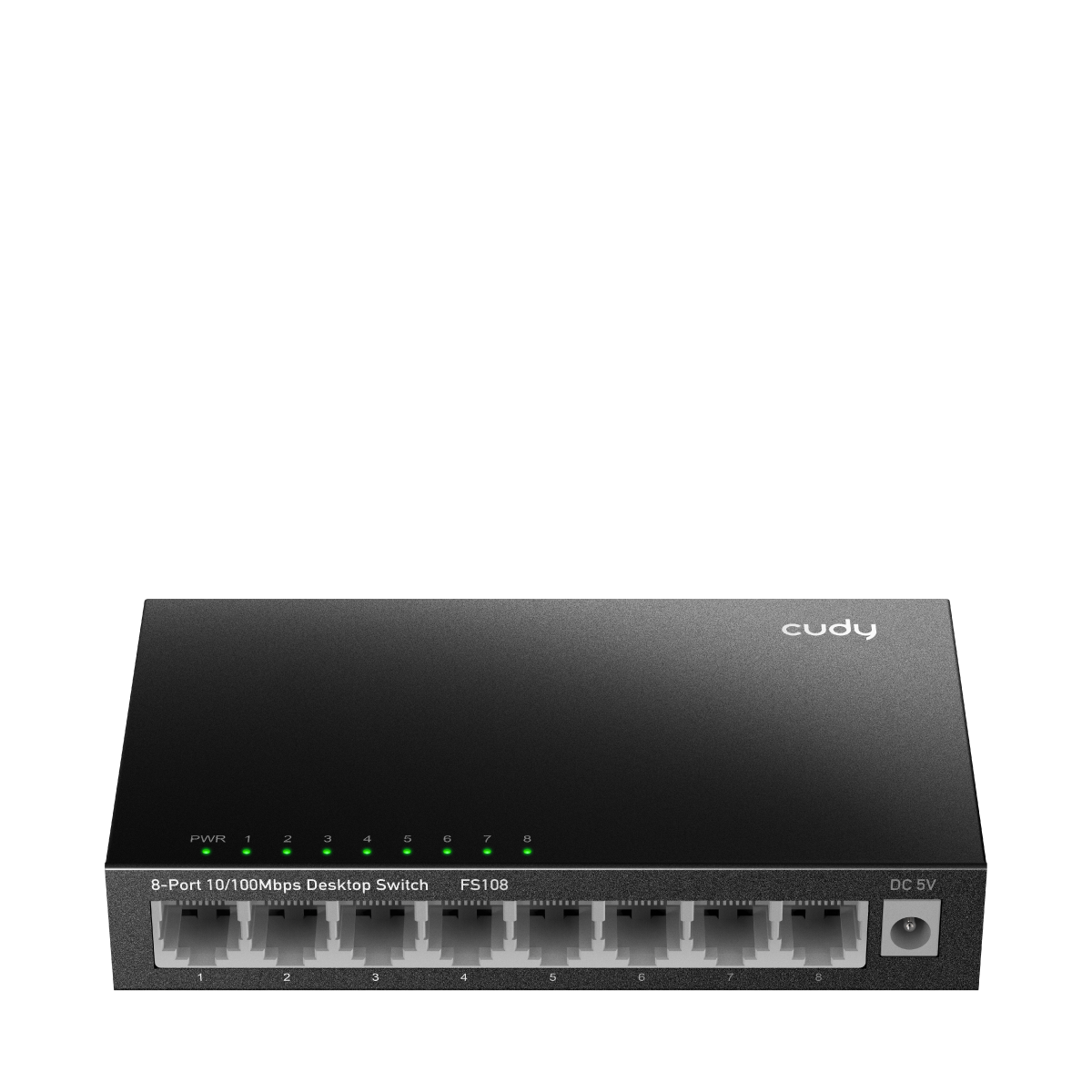 Коммутатор/ 8-Port 10/100 Mbps Desktop Switch, 8 10/100M RJ45 Ports, Loop Detection, Metal Case, Power Saving, Plug & Play