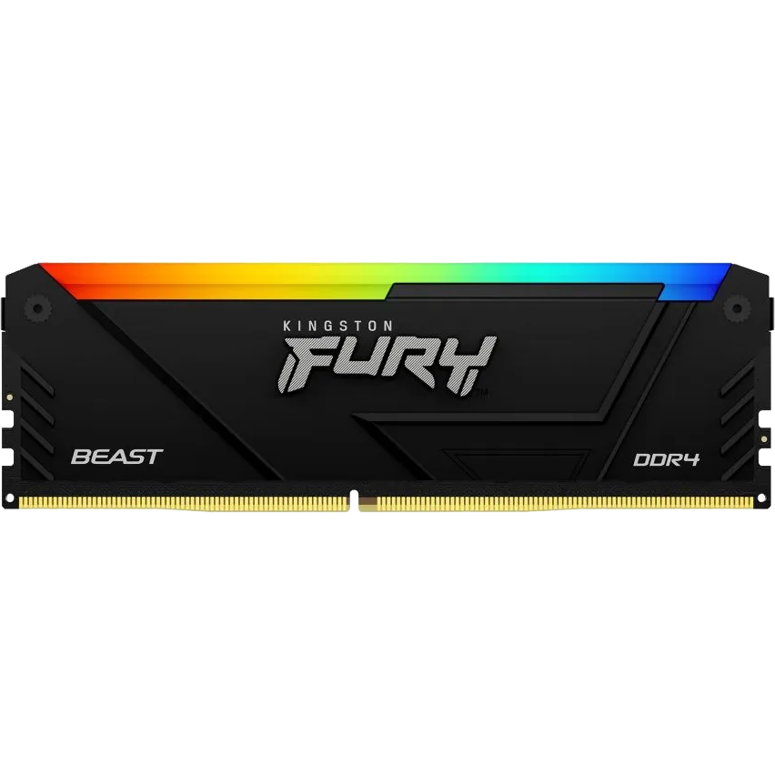 Kingston DDR4 DIMM 16GB KF432C16BB2A/16 PC4-25600, 3200MHz, CL16 Fury Beast RGB RTL