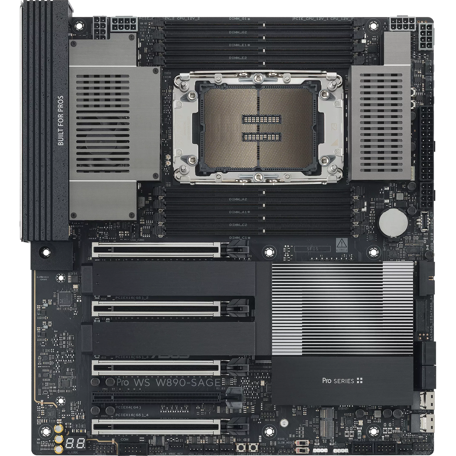 Материнская плата/ ASUS PRO WS W890-SAGE