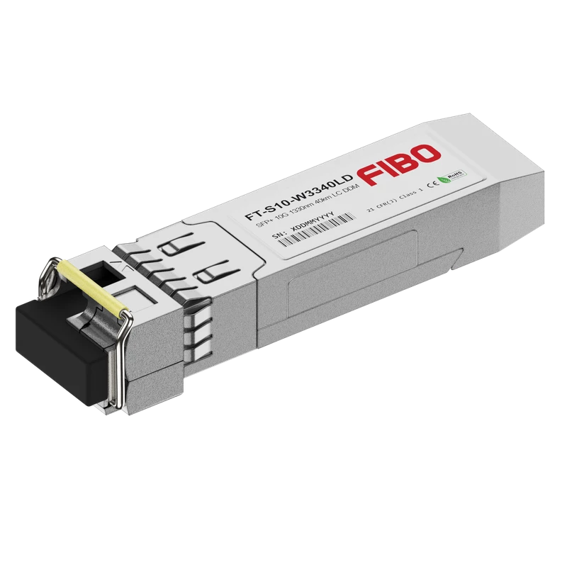 Трансивер/ FIBO FT-S10-W3340LD SFP+ модуль -WDM, 10G, 40 км, TX 1330 нм, RX 1270 нм, LC, DDM