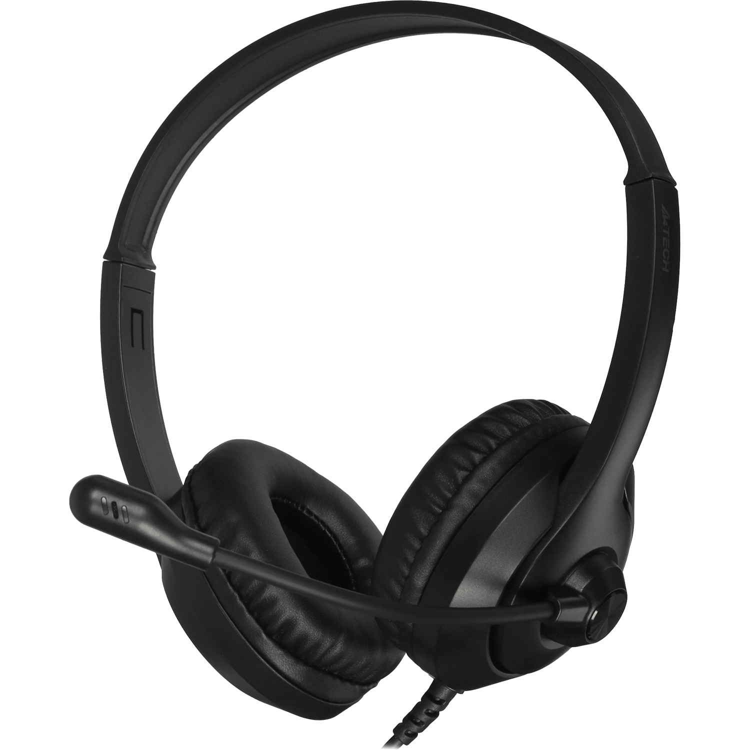 Наушники с микрофоном A4Tech Fstyler FH100U черный 2м накладные USB оголовье (FH100U (STONE BLACK))