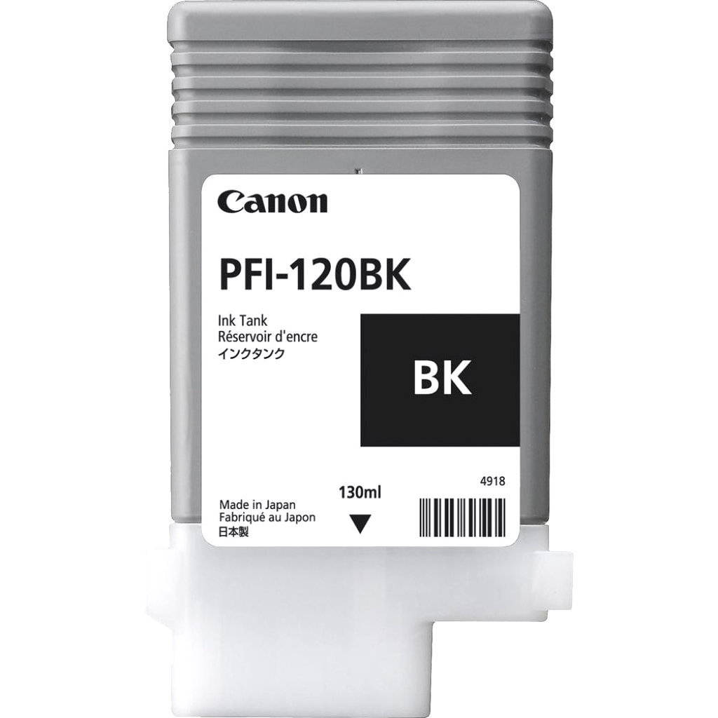 Canon PFI-120BK 2885C001  Картридж для  TM-200/TM-205/TM-300/TM-305, 130 мл. чёрный