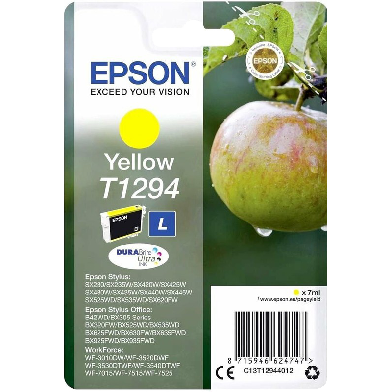 Картридж/ Epson I/C for SX420W/BX305F yellow new