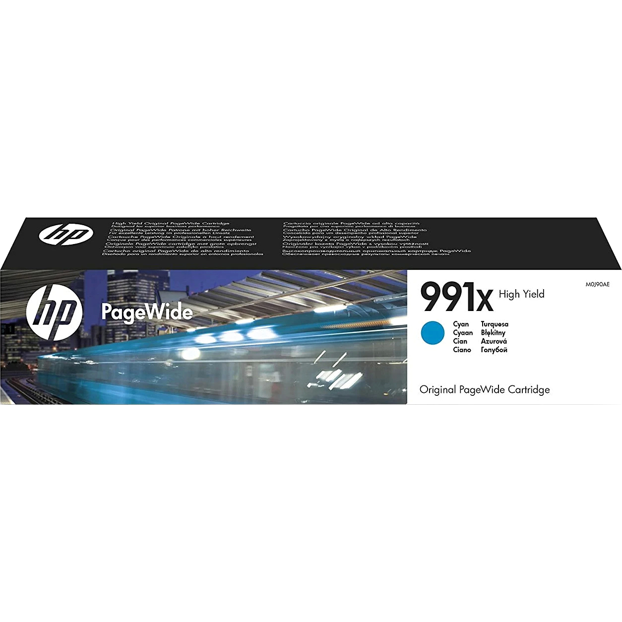 HP M0J90AE Картридж 991X Cyan {PageWide-Pro 750/772/777 , (16000 стр), (194 мл)}