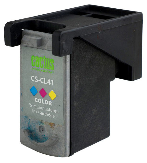 Cactus CL-41 Картридж для Canon Pixma MP150/MP160/MP170/MP180/MP210/MP220/MP450/MP460/MP470/iP1200/iP1300/iP1600/iP1700/iP1800/iP190, голубой/пурпурный/желтый