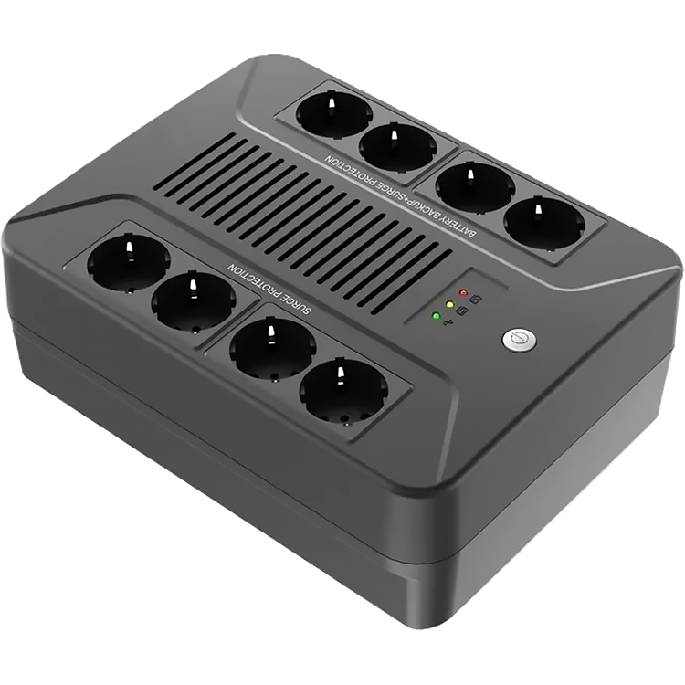Источник бесперебойного питания Line-Interactive, 1000 VA, LED, USB, 8 Schuko/ Line-Interactive,  Brick, UPS