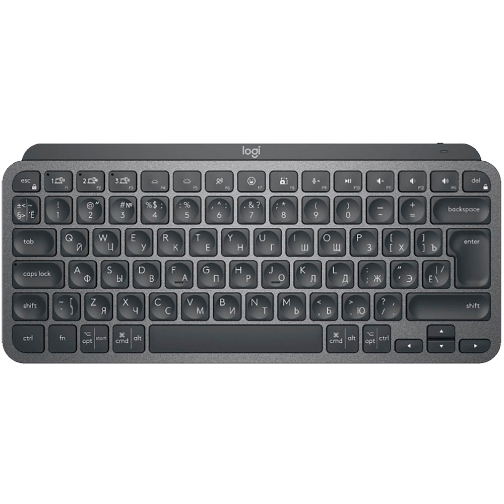 920-010501 Logitech Wireless MX Keys MINI Keyboard Graphite оригинальная заводская гравировка RU/LAT