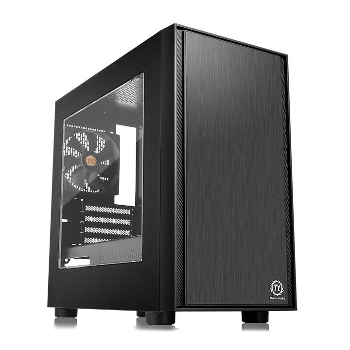 Case Tt Versa H17  черный без БП mATX 2xUSB2.0 1xUSB3.0 audio bott PSU" [CA-1J1-00S1WN-00]