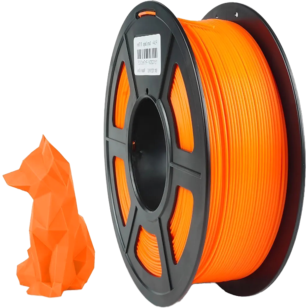 -/ Филамент NVPRINT PLA+ Sunny Orange для 3D печати диаметр 1.75мм  длина 330 метров  масса 1 кг