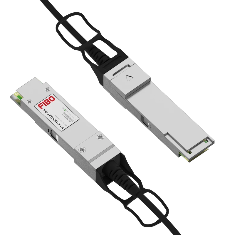 Кабель/ FIBO FT-Q100-DAC3m QSFP28 to QSFP28 DAC модуль, 30 AWG, 3 метра