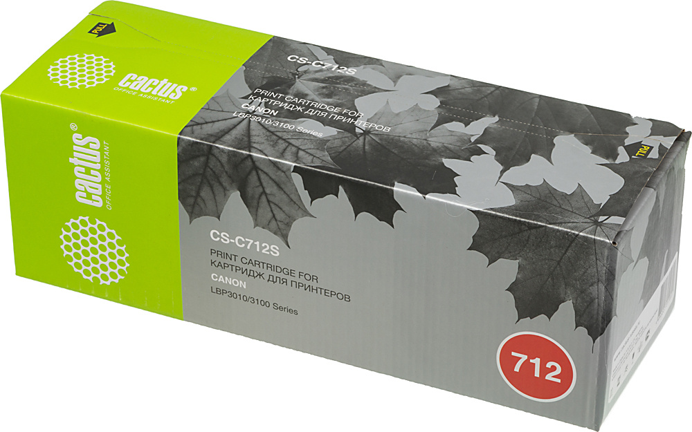 CACTUS Cartridge 712S Картридж (CS-C712S) для принтеров CANON LBP-3010/3100 1500 стр.