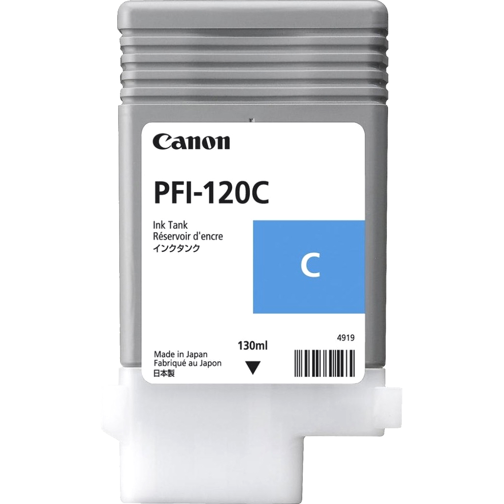 Canon PFI-120C 2886C001  Картридж для  TM-200/TM-205/TM-300/TM-305, 130 мл. голубой