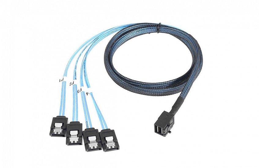 Кабель/ CBL-SFF8643-SATASB-10M, 1 metre cable, SFF8643 to X4 SATA [L5-00221-001]