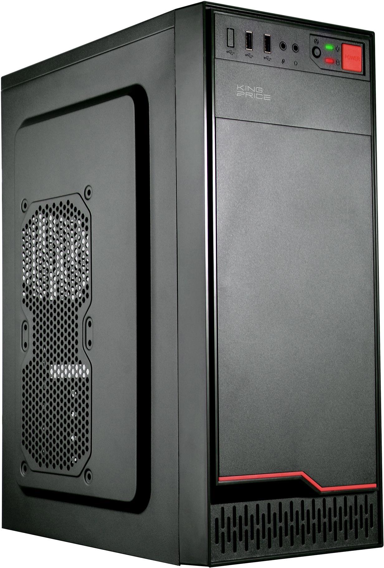 Корпус KingPrice KPCC-MD201 черный ATX 1x80mm 4x120mm 2xUSB2.0 audio [KPCC-MD201]