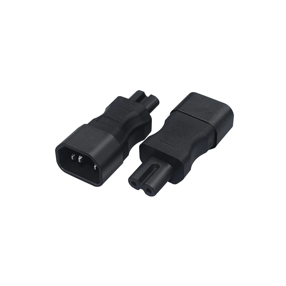 4PH Переходник IEC C14 - C7, прямой, цвет черный