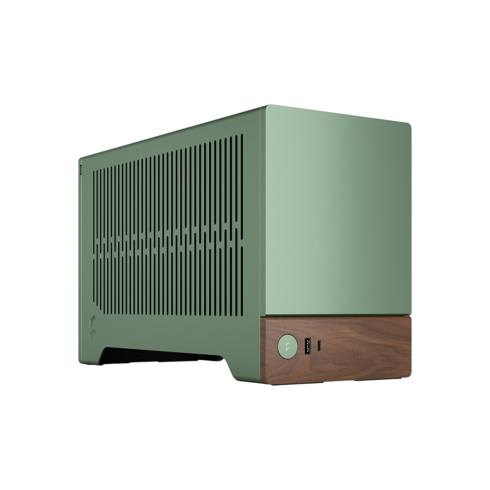 Корпус без блока питания/ Case Fractal Design Terra, Mini-Tower, no fans, 1xUSB-A 3.0 + 1xUSB 3.2 Type-C, SFX PSU Support, mITX Jade