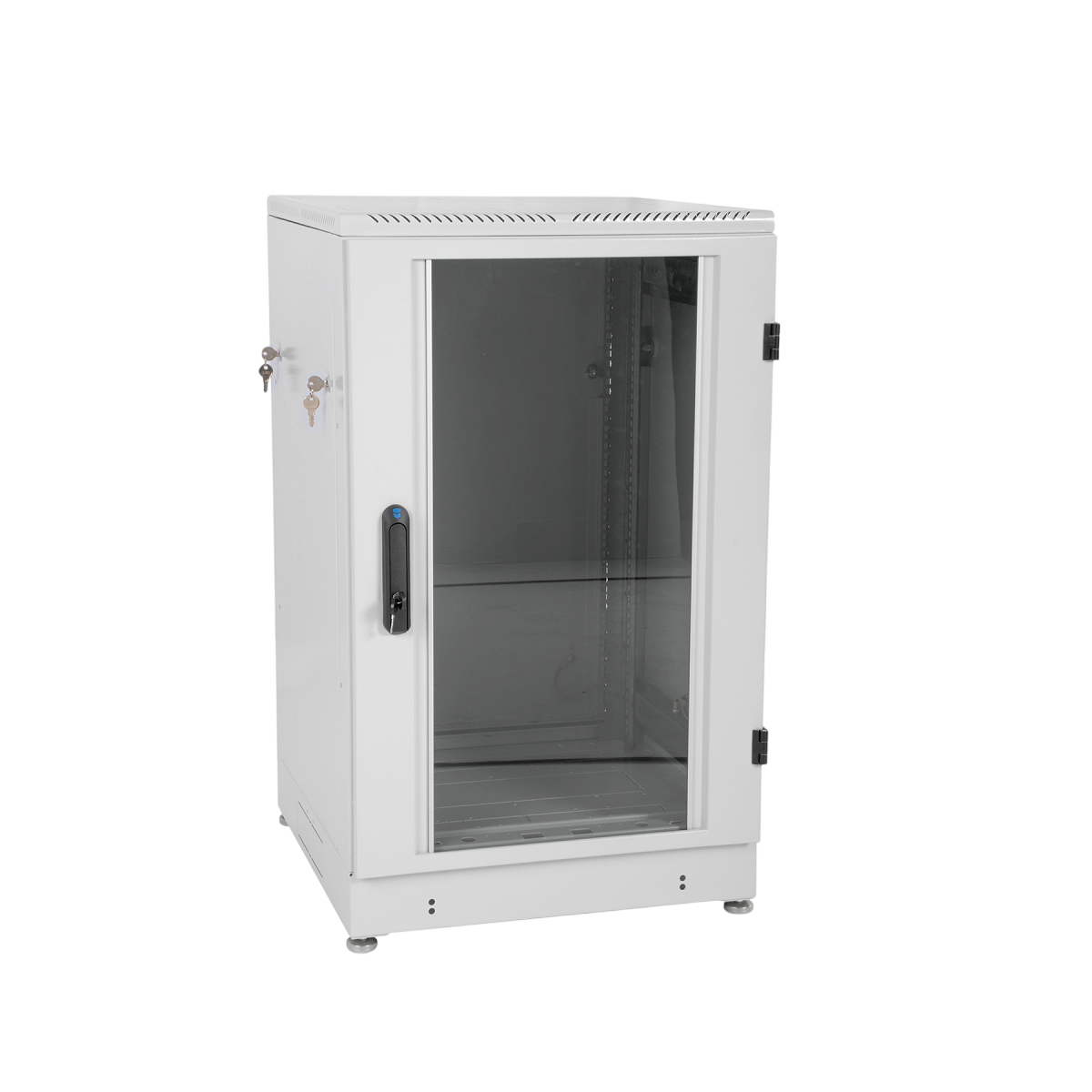 ЦМО Шкаф телекоммуникационный напольный 18U (600x600) дверь стекло (ШТК-М-18.6.6-1ААА) (2 коробки)