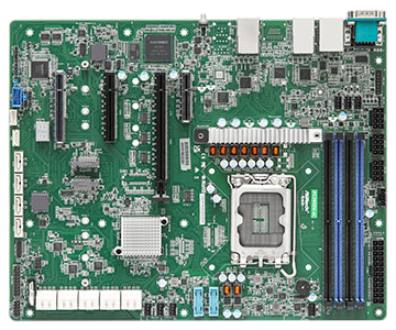 Материнская плата/ ASRock EC266D4-4L (color box), ATX, 1x (LGA 1700), Intel® Xeon® 6300-series, Xeon® E-2400 series, Pentium® Gold G7400/G7400T, 4x DIMM slots (2DPC), DDR5 ECC UDIMM, 1x PCIe5.0 x16, 1x PCIe5.0 x8, 2x PCIe4.0 x4, 2x M.2 (PCIe4.0 x4), 14x SATA 6Gb/s, 4x RJ45 (1GbE) by Intel® i210, AST2600