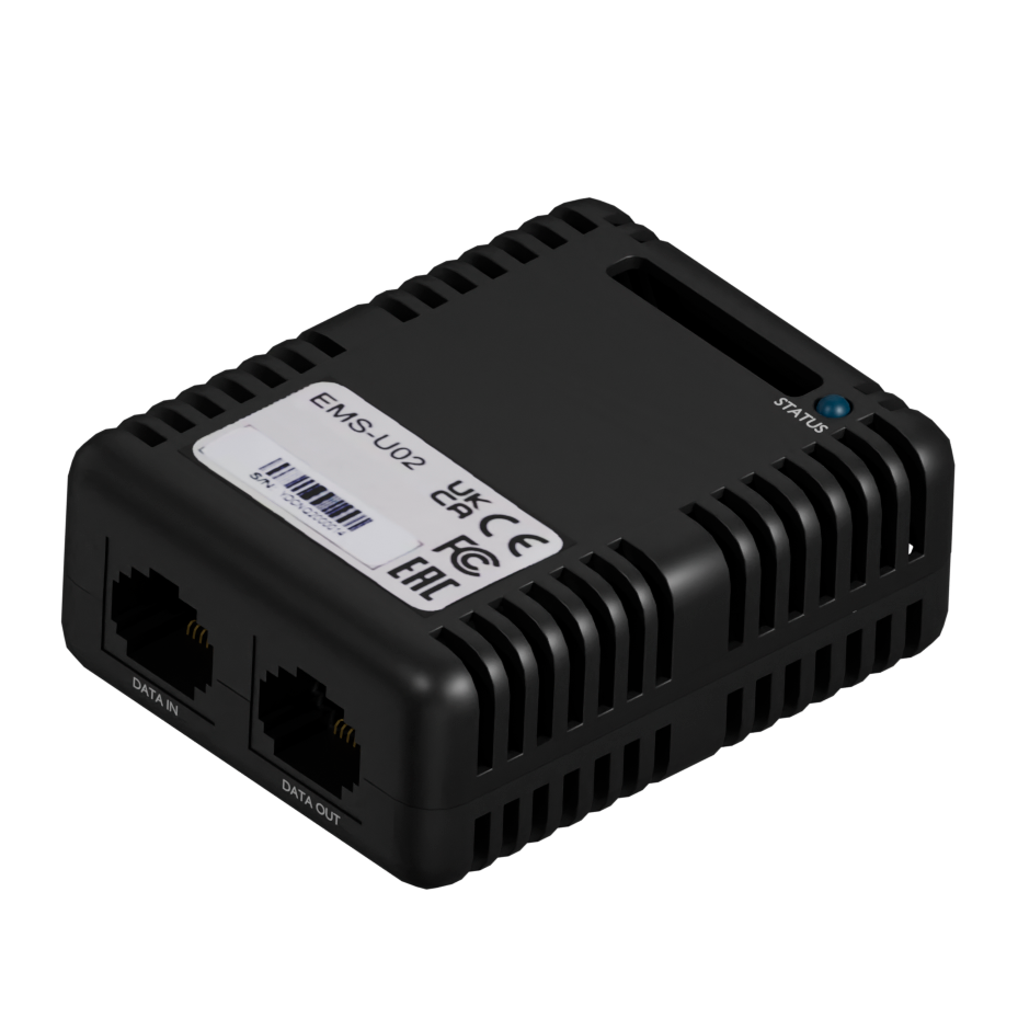 Сайбер Электро EMS-U02 Датчик окружающей среды (ENVIRONMENTAL SENSOR) - температура, влажность. Для работы с SNMP (ПМКАРД) в 1 фазных ИБП, 4 сухих контакта, габариты (ВхШхГ) 29х53х67