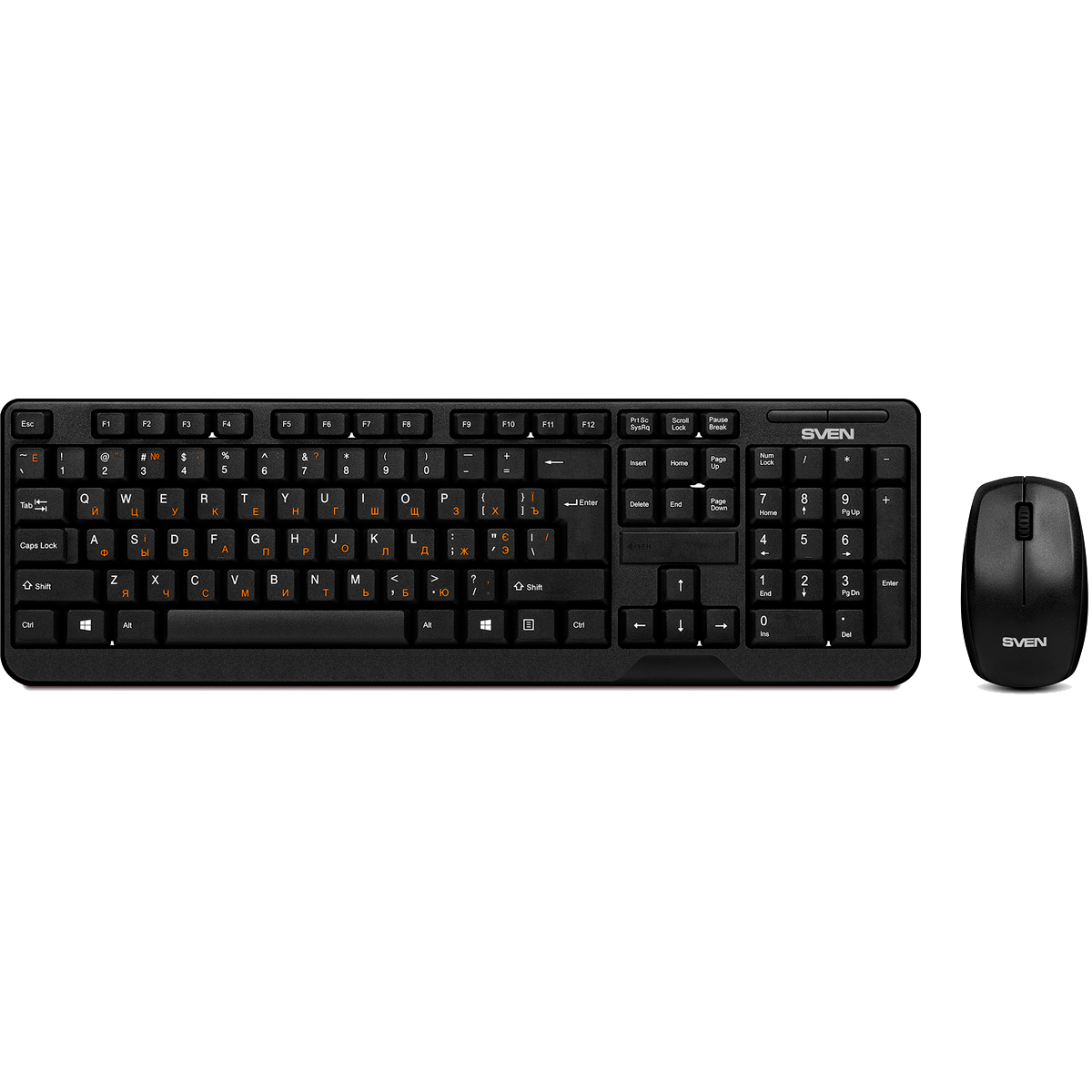 Беспроводной набор клавиатура + мышь Sven Comfort 3300 Wireless (104 кл, 1000DPI, 2+1кл.)