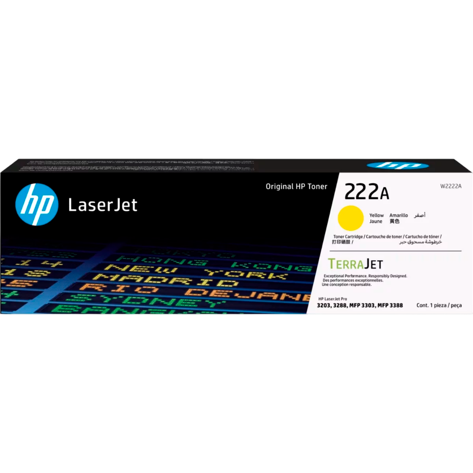Тонер-картридж/ HP 222A Yellow Toner