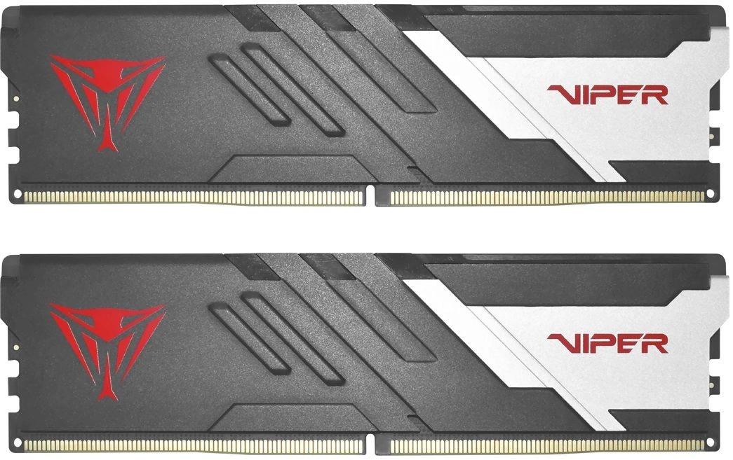 Patriot DDR5 DIMM 32Gb 2x16Gb 7000MHz PVV532G700C32K Viper Venom RTL Gaming PC5-56000 CL32 DIMM 288-pin 1.45В kit с радиатором Ret