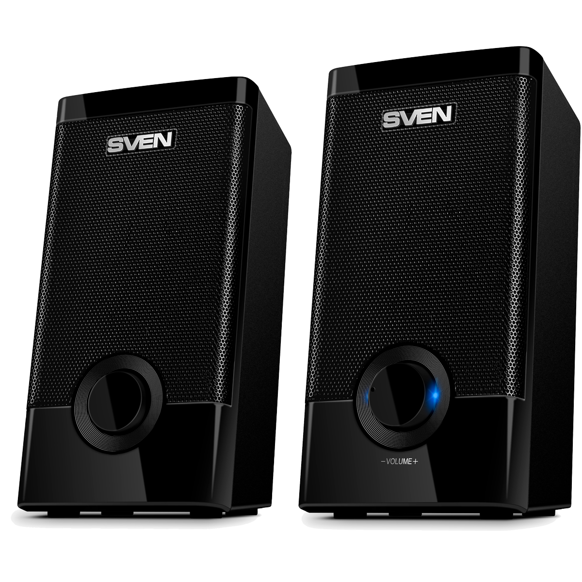 SVEN 318 черный {USB-порт ПК, ноутбука или адаптер 5V DC}