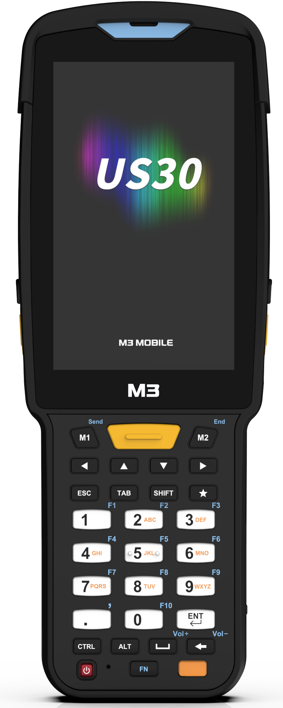 Терминал сбора данных/ Android 13.0 GMS, WVGA, Wi-Fi 6, SE4770 2D Imager Scanner(Straight Shooter/0° Scan), 16MP Rear Camera, BT5.3, NFC(HF), 4G/64G, 30 Keypad , 6700mAh Battery, Hand Strap, Bullet Proof Film