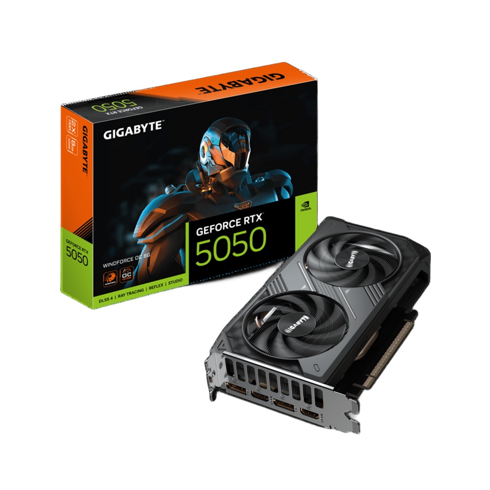 Видеокарта PCIE16 RTX5050 8GB GV-N5050WF2OC-8GD GIGABYTE