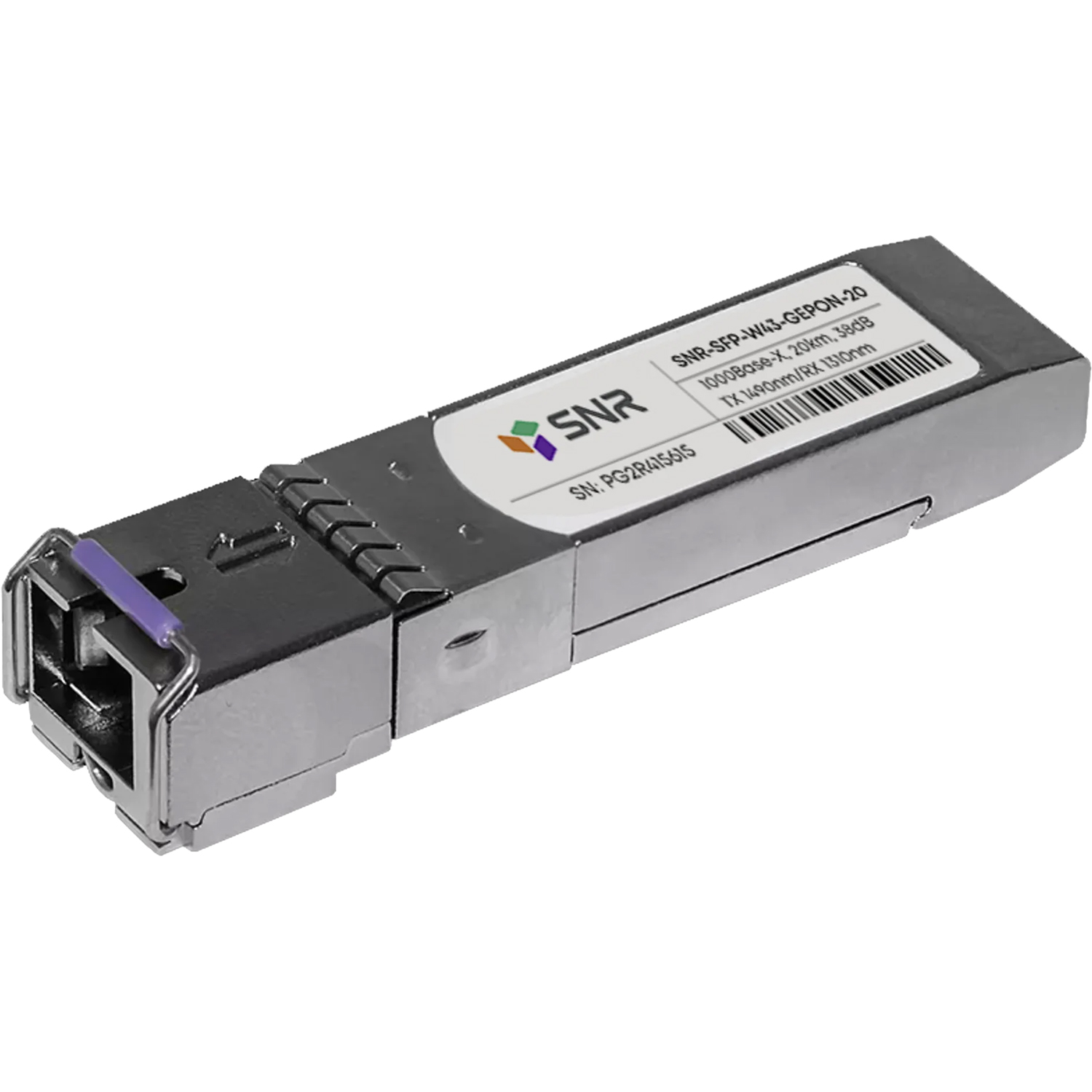SNR SNR-SFP-W43-GEPON-20 Модуль SFP WDM GEPON, дальность до 20км (32dB), Tx/Rx: 1490/1310нм