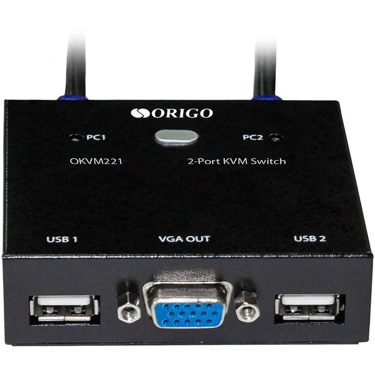 ORIGO OKVM221/A1A 2-портовый KVM-переключатель с портами VGA и USB