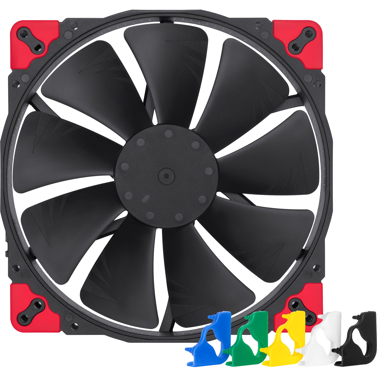 Кулер для корпуса/ Case Cooler Noctua NF-A20 PWM chromax.black.swap (200x200x30mm, 4-pin PWM, 86.46CFM, 18.1dBA, 800RPM, Black)