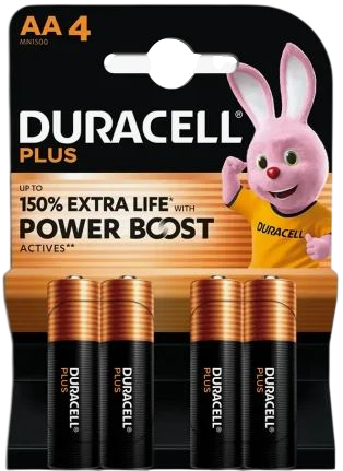 Батарейка AAA/ Батарейка Duracell Optimum (Power Boost) LR03 AAA BL4 Alkaline 1.5V (4/32/40) (4 шт.)