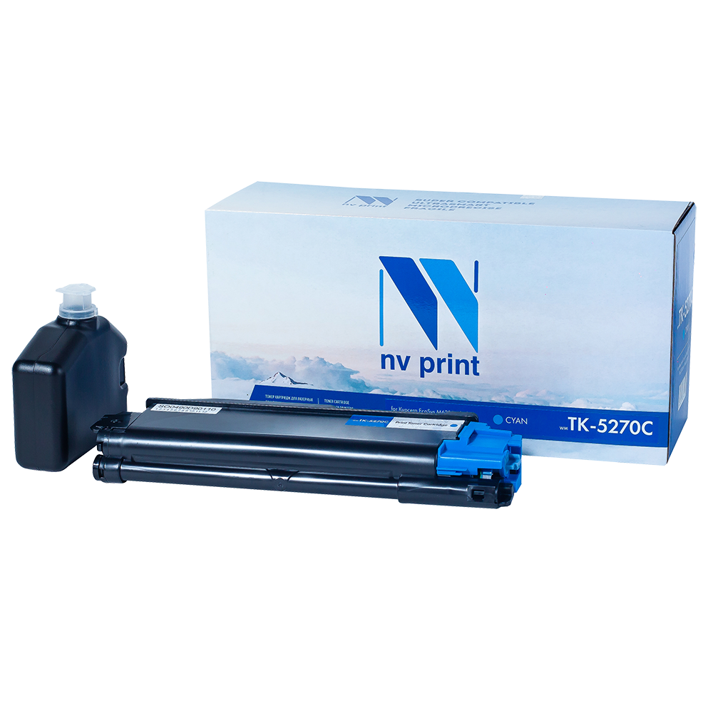NV Print TK-5270C Тонер-картридж для Kyocera EcoSys M6230cidn/P6230cdn/M6630cidn , C, 6K