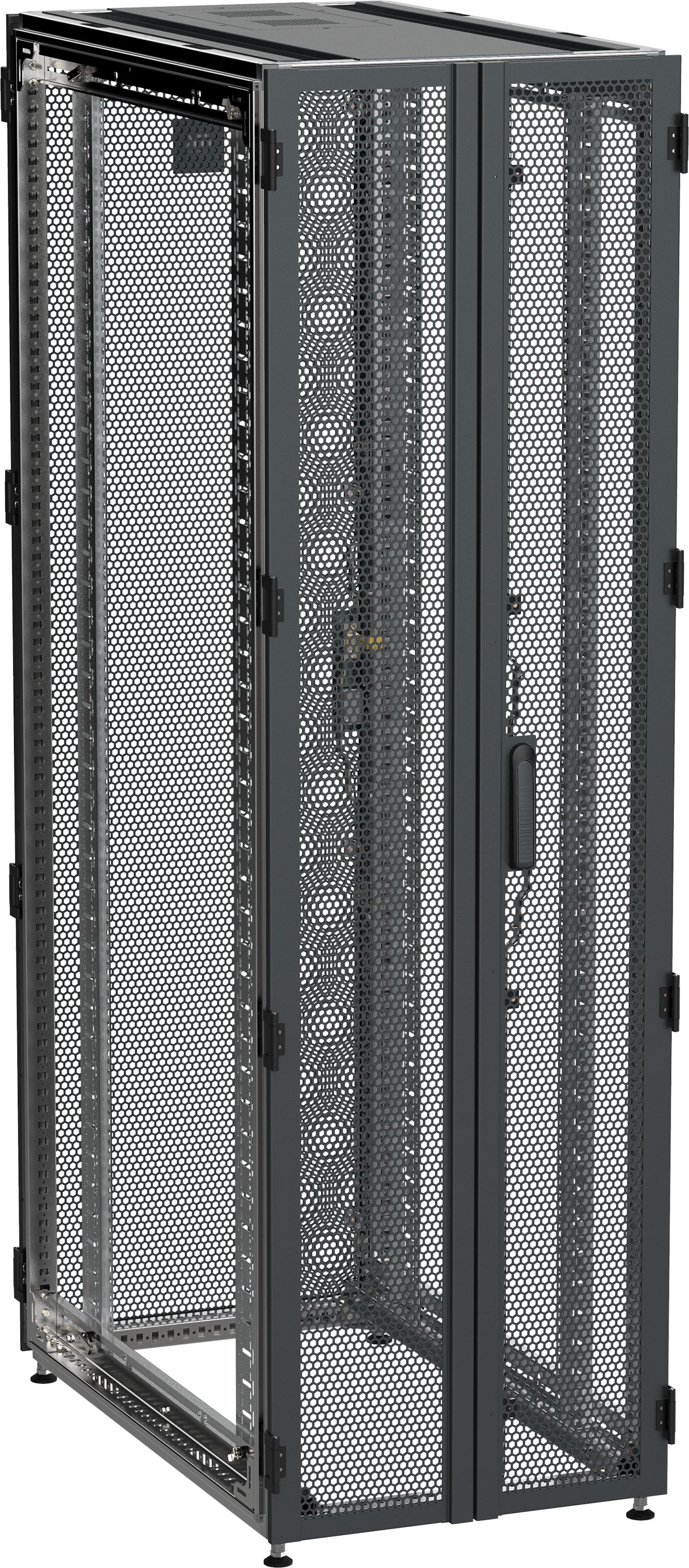 ITK by ZPAS Шкаф серв. 19"" 47U 600х1000мм двухствор. чер. РФ
