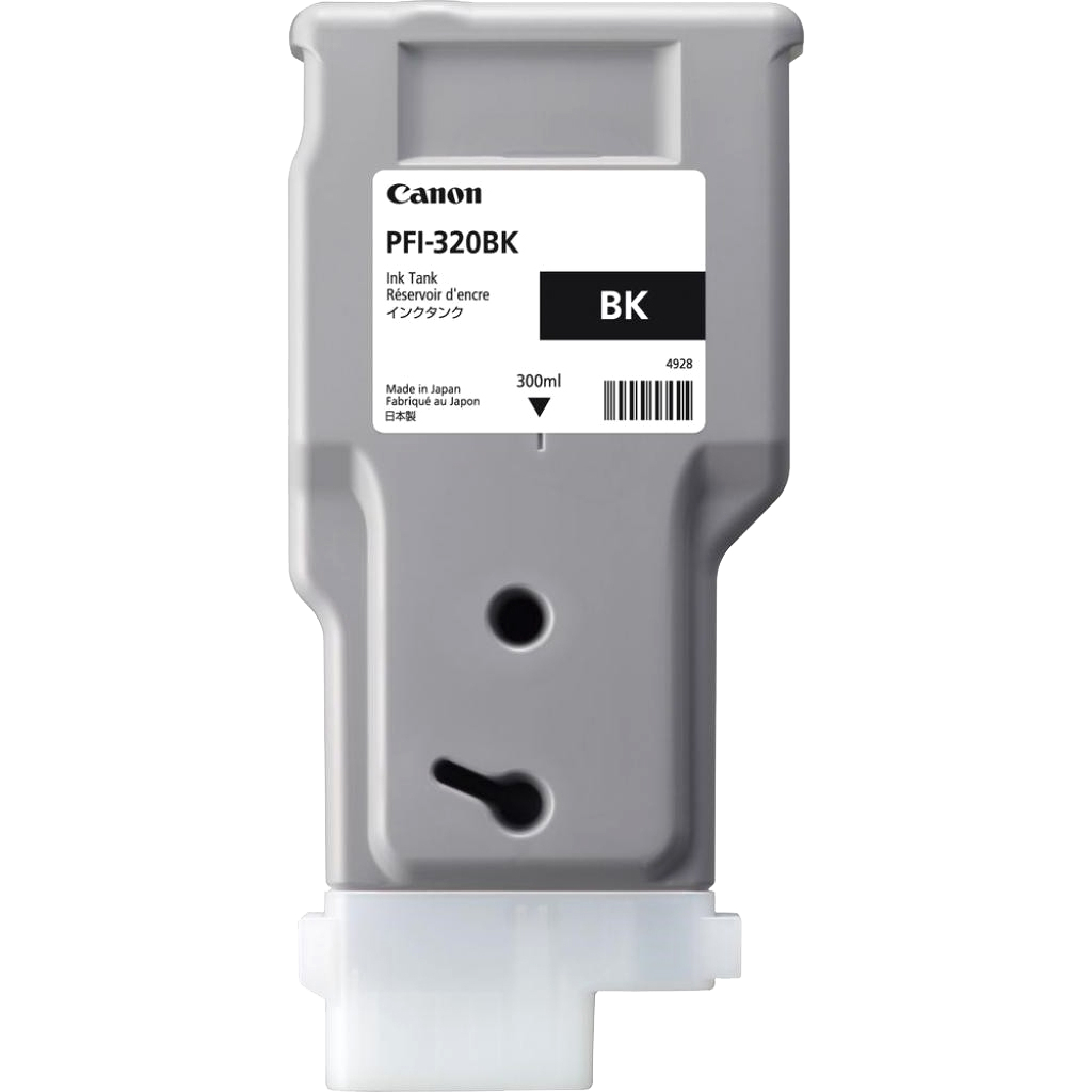 Canon PFI-320BK  Картридж  для Canon TM-200/TM-205/TM-300/TM-305, чёрный, 300 мл