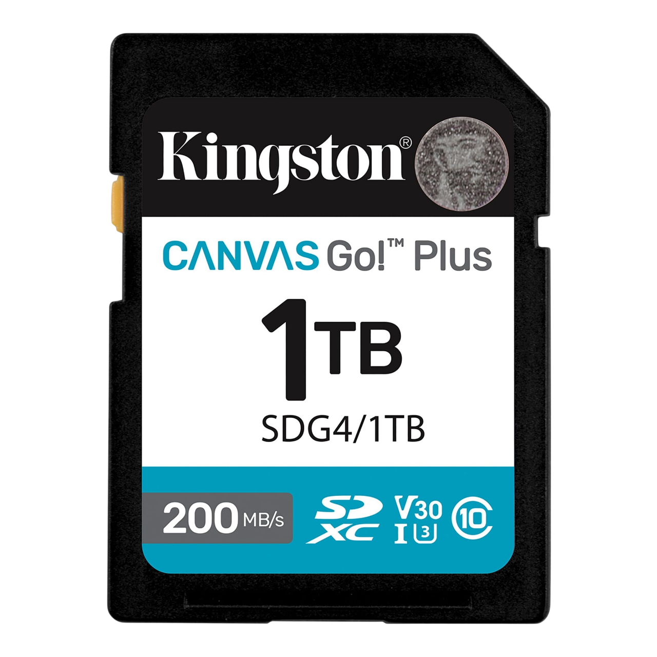 Карта памяти SDXC Kingston Canvas Select Plus, 256 Гб, UHS-I Class U3 V30