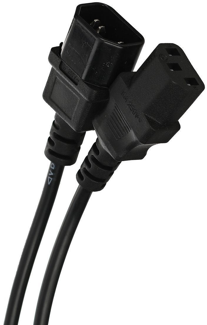VCOM CE001-CU0.75-3M Кабель монитор - компьютер 220V (UPS -> устройство) VCOM <VDE> 3G*0.75mm (CE001-CU) 3м