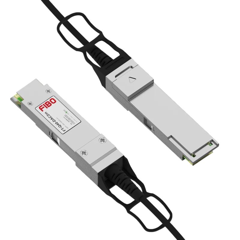 Кабель/ FIBO FT-Q40-DAC2m QSFP+ DAC модуль, медный кабель Belden 2 метра
