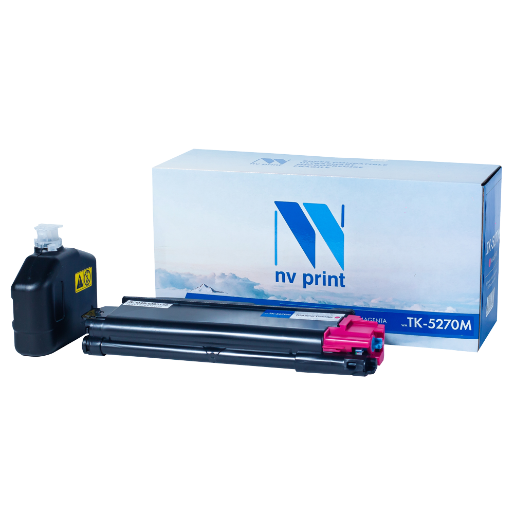 NV Print TK-5270M Тонер-картридж для Kyocera EcoSys M6230cidn/P6230cdn/M6630cidn , M, 6K