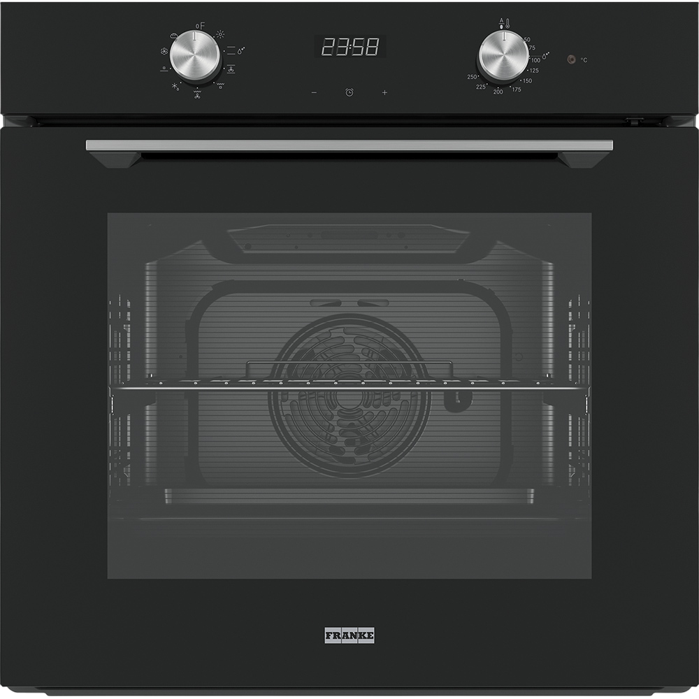Духовой шкаф Franke FMA 86 H BK/ Best, Электрический духовой шкаф, 60 см, серия MARIS, 71л, 9 функций, цифровой дисплей, черный