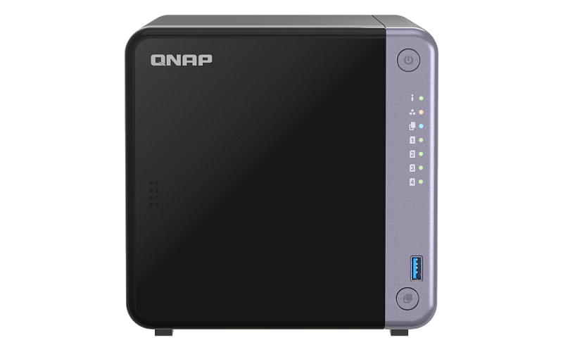 Сетевое хранилище без дисков/ SMB QNAP TS-432X-4G 4-bay 3.5" desktop NAS, AL524 4C 2.0GHz, 4GB DDR4 RAM (max 16GB), 1 x 10GbE SFP+, 2 x 2.5GbE, 1 x PCIe Gen3, 2 x USB 3.2 Gen1