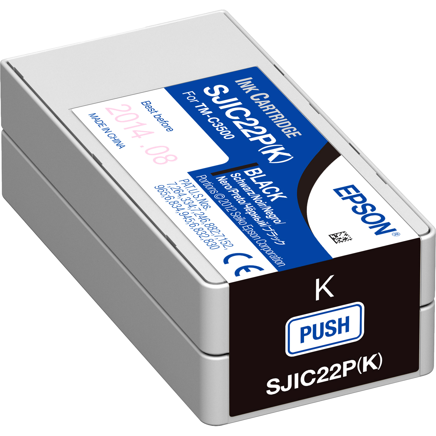 Epson C33S020601 картридж SJIC22P(K) для TM-C3500 (Black)